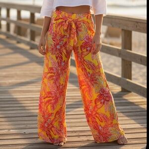 NWT Caribbean palazzo boardwalk Wide Leg Pants